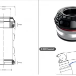 """S-DCR Integrated Headset, 1.5"""" - 1.5"""" Chrome bearings """