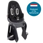 Qibbel Air Granite Grey, rear seat with carrier fitment Quickconnect