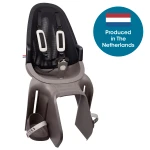 Qibbel Air Hazel Brown, rear seat with carrier fitment Quickconnect